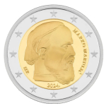 2 Euro Kroatien 2024 Coin Card - Marko Marulic im Blister