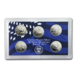 USA 2008  STATE QUARTERS Proof 5-Coin-SET - Oklahoma New Mexico Arizona Alaska Hawai