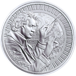 NEU* 1 oz Niue 2024 - BEETHOVEN Ludwig Van - Silber BU -...