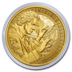 1 oz Gold Niue 2024 BU - BEETHOVEN Ludwig van - Icons of...