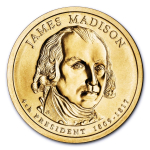 USA 1 $ 2007 - James Madison - Präsidenten Dollar -...