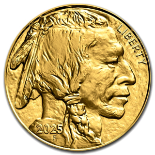 1 Unze GOLD USA 2025 BU - American BUFFALO & Indianer - 50 $