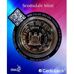 Letzte** 1 oz Fiji 2024 Prooflike - UNICORN / EINHORN Regenbogen/Blossom - Coin Card  Silber Color Prooflike 2 NZS - Startmotiv
