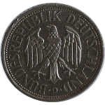 2 DM Deutsche Mark 1951 - TRAUBEN & ÄHREN -...