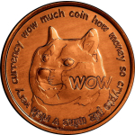 1 oz USA Kupfer Round - DOGECOIN - Bitcoin = Freiheit...