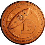 1 oz USA Kupfer Round - DOGECOIN - Bitcoin = Freiheit...