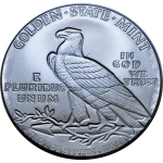 1/2 oz Silber Round - INDIANER & ADLER - INCUSE...