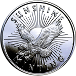 1/2 oz Silber Round - ADLER EAGLE- Privy Mint Mark SI  -...