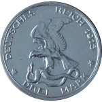 3 Mark Preussen1913 WILHELM III. - DER KÖNIG RIEF und ALLE KAMEN - Historische Münze des Kaiserreich