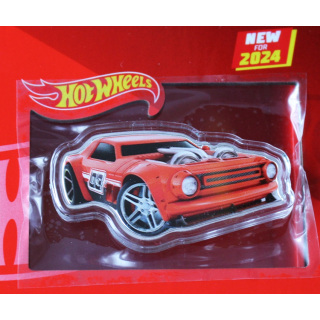 AURINUM*SUMMER*SALE** 1 oz Solomon Islands 2024 - Holiday Night Shifter - HOT WHEELS MYTERY BOX - Silber Reverse Proof Shape - 5 $ Farbig Color