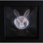 1/2 oz Silber Niue 2023 Proof - HASE - Jahr des Hasen -Silber 1 NZ$ - Lunarserie - Black Water Rabbit