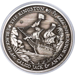 NEU* 1 oz Tuvalu 2024 Antique - KINGSTON - CALICO JACK-...