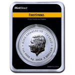 ab Lager***  1 oz Tuvalu 2024 PCGS First Strike - KINGSTON - CALICO JACK- Silber Coin Card Black Flag serie - 1$