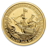 1 oz Gold Tuvalu 2024 BU - THE KINGSTON - CALICO JACK -...