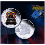 1 oz Niue 2025 Proof - DE LOREAN 40 Jahre BACK to the...