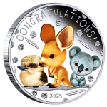 1/2 ozAustralien 2025 Proof - NEUGEBORENES BABY - Newborn...