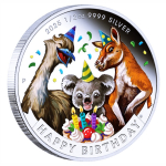 1/2 oz Australien 2025 Proof - Happy Birthday...