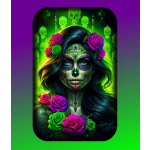 NEU* 2 oz Silber Gussbarren 2025 - RADIOACTIVE CATRINA -...