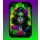 NEU* 2 oz Silber Gussbarren 2025 - RADIOACTIVE CATRINA - DIA de LOS MUERTOS - Der Tag der Toten - Mexico - Antique Finish Color - 2. Ausgabe