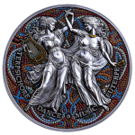 2 oz Kamerun 2025 Antique - Terpsichore & Euterpe -...