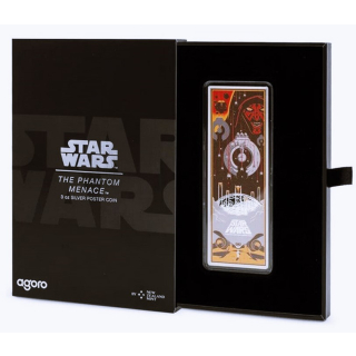 3 oz Niue 2025 Proof - Die DUNKLE BEDROHUNG PHANTOM MENACE - Posters Edition Nr. 4 - Star Wars Kollektion - silber 5 NZ$