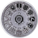 EINZELSTÜCK** 1 oz Niue 2024 BU - SIR LANCELOT - Ritter der Tafelrunde - Camelot serie 2.Ausgabe - silber 2 NZ$