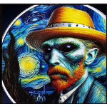 1 oz Kamerun 2025 Proof - Vincent van GOGH - Strangers...