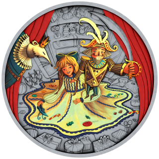 1 oz Niue 2024 Antique - Der NUSSKNACKER - Fairy Tales Ausgabe 10 - silber antique finish 1 NZ$