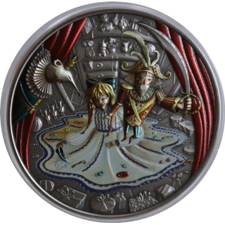 Top*Angebot*Real*Photo* 1 oz Niue 2024 Antique - Der NUSSKNACKER / NUT CRACKER- Fairy Tales Ausgabe 10 - silber antique finish 1 NZ$