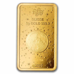 5 g Gold Motivbarren SCHLANGE - Jahr der Schlange - Coin Card Lunarserie  - Pamp Suisse