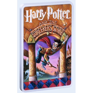 ab Lager*** 2 oz Niue 2025 Proof - HARRY POTTER Stein der Weisen - Serie Book Covers 1. Ausgabe - silber 3 NZ$ - NZ Mint