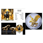 NEU* 1 oz USA 2025 - DOLLAR-BULLE $$ - Dollar vs Gold -...