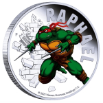 1 oz Tuvalu 2024 Proof - RAPHAEL - Teenage Mutant Ninja...