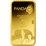 1/4 oz Gold Panda - Goldbarren - Panda Berlin 2024 - BU -...