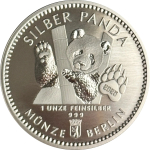 NEU* 1 Unze Silber - Panda Berlin - 2025 BU - Coin Card -...