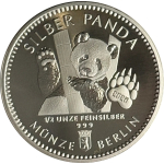 NEU* 1/2 Unze Silber - Panda Berlin - 2025 BU - Coin Card...