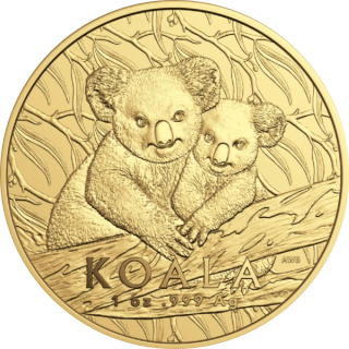 NEU* 1 oz  Gold Australien 2025 BU - KOALA - 100 AUD - Neue Serie der RAM - Premium Anlagemünze