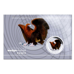 1 oz Wedge Tailed Eagle 2025 Color Australien Coin Card -...