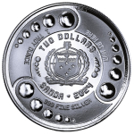 NEU* 1 oz Samoa 2024 PROOFLIKE - ALIEN - silber 2 NZ$ -...