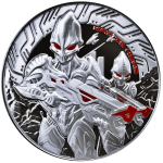 NEU* 1 oz Samoa 2024 PROOF COLOR - ALIEN - silber 2 NZ$ -...