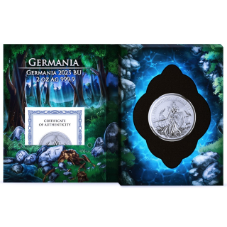 NEU* 2 oz Germania 2025 BU - LADY GERMANIA - Die Heldin Germaniens - Silber Germania Mint - Krönung zur KÖNIGIN Germaniens  - Letzte Ausgabe - VORVERKAUF !    #1