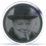 ab Lager**  1 oz Niue 2025 Prooflike - WINSTON CHURCHIll...