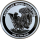 1 oz WEDGE TAILED EAGLE Keilschwanzadler 2025 BU - Australien Perth Mint - silber 1 AU$ - Serie WT Eagle Ausgabe 11