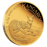 0,5 g Gold MINI ROO 2025 BU Australien 2 AUD Coin Card