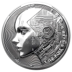 1 oz Tschad 2025 BU - KI Künstliche Intelligenz THE...