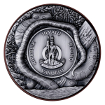 155 g Vanuatu 2025 - ANACONDA Predator - Double Silver Giant Serie - Antique Finish Bimetall Silber/Kupfer - 10 Vatu