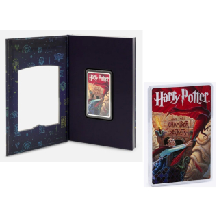 2 oz Niue 2025 Proof - HARRY POTTER Kammer des Schreckens  Chamber of Secrets - Serie Book Covers 2. Ausgabe - silber 3 NZ$ - NZ Mint