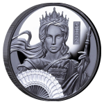 1 oz Niue 2025 Black Proof - DAME CHESS QUEEN - Der Dame...