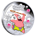 1 oz Tuvalu 2025 Proof - SPONGEBOB SCHWAMMKOPF Patrick...