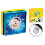 1 oz Tuvalu 2025 Proof - SPONGEBOB SCHWAMMKOPF Patrick...